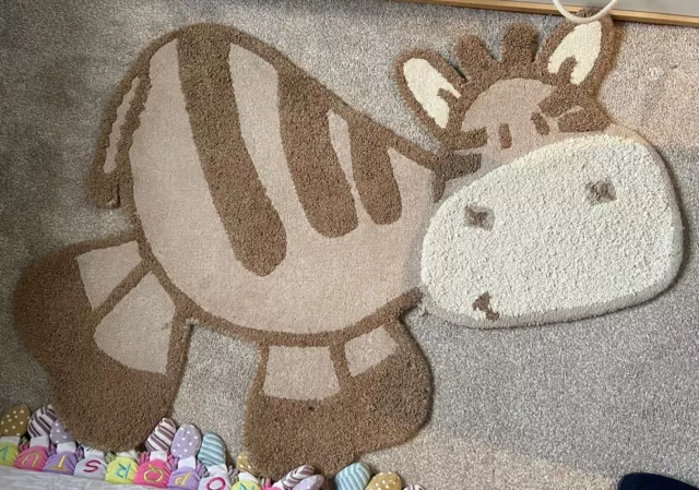 Mamas & Papas Cow Shaped Rug 120cm By 80cm