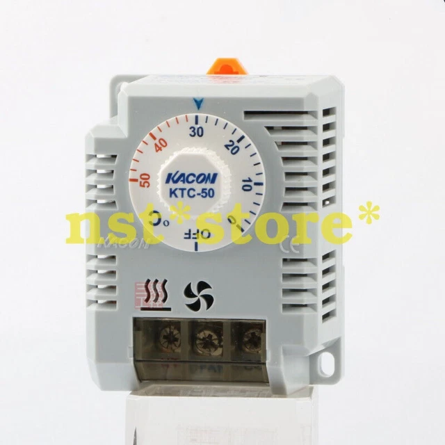 1PZ nuovo per KACON regolatore di temperatura meccanico KTC-50 0°C~+50°C AC250V 16A