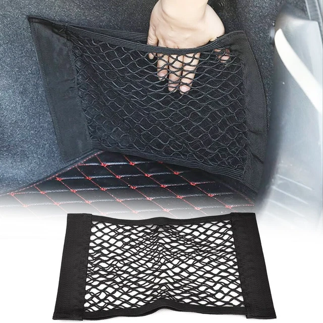 Filet De Rangement Voiture Extensible 110x60cm (jusqu'à 220x120cm) - Élastique, 4 Crochets - Pour Coffre, SUV, Camping-car, Sécurise Les Bagages