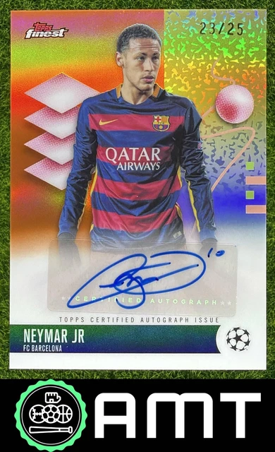 2024-25 TOPPS FINEST UEFA Neymar Jr Symphony #SY-16 $9.99 