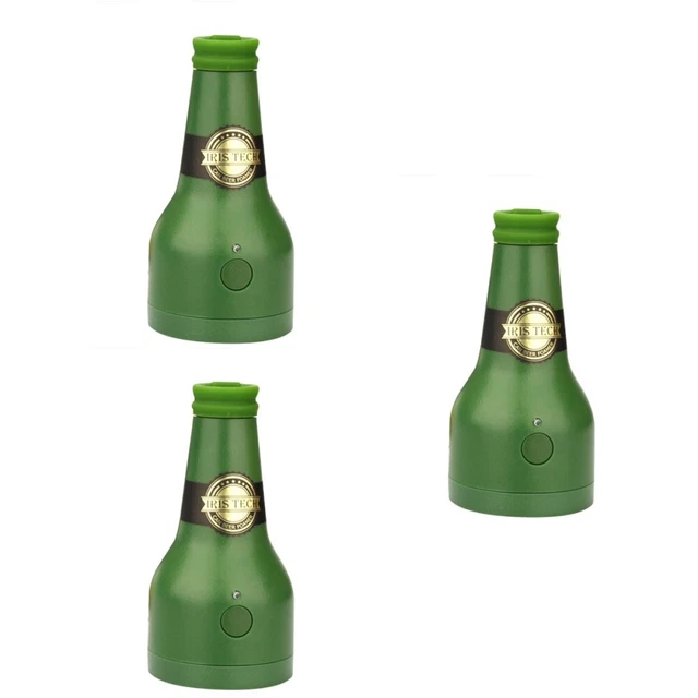 3 pezzi schiuma birra forma creativa bottiglia maker portatile