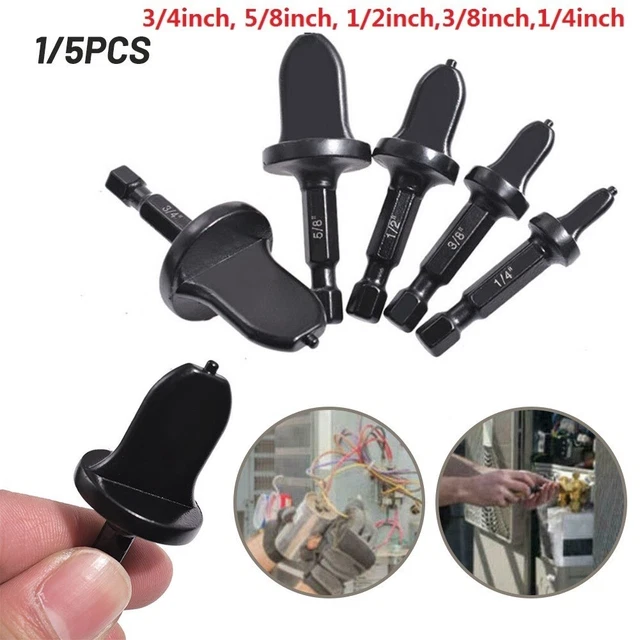 Tube Expander Swaging Tool Drill Bit 1/4 3/8 1/2 5/8 3/4 7/8in Bit Black Color
