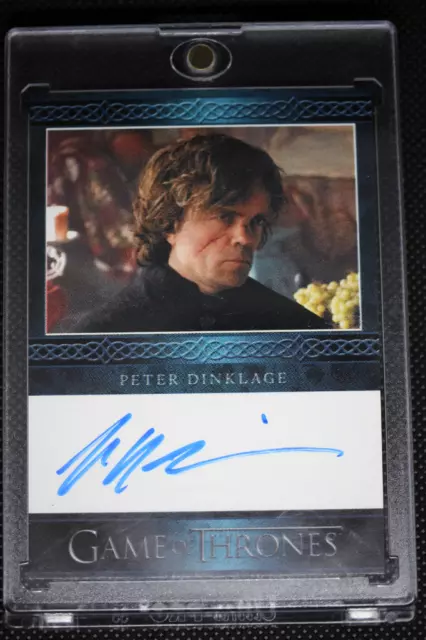 2014 Game of Thrones Season 3 AUTO AUTOGRAPH Peter Dinklage as Tyrion Lannister