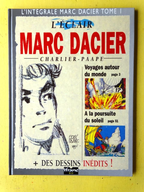 BD INTEGRALE MARC DACIER tome 1 1996 EO  Charlier Paape Ifrane BD NEUF K2GC24