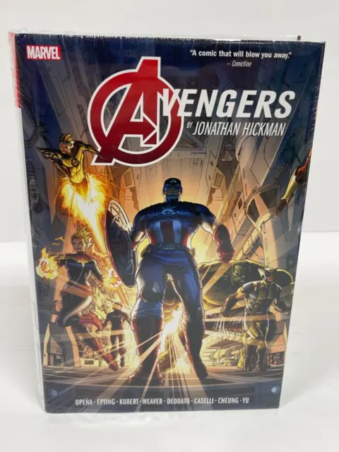 Avengers by Jonathan Hickman Omnibus Vol 1 REGULAR COVER Marvel Comics HC Sealed