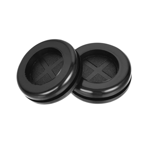 Rubber Grommet Round Double-Sided Mount Dia 20 mm for Wire Protection 8pcs