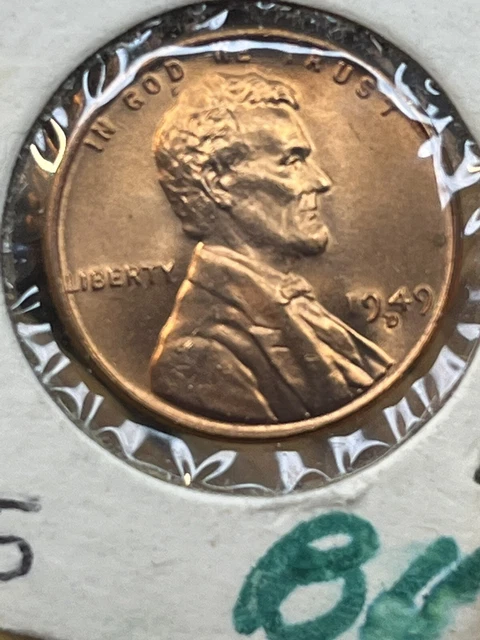 1949 D Lincoln Wheat Cent MS Brilliant Uncirculated (BU) GEM Choice Penny!!