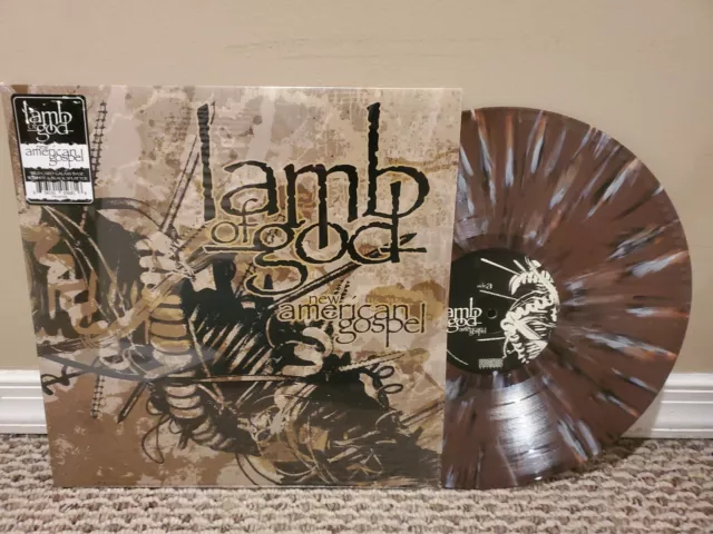 Lamb of God - New American Gospel (Record) New Sealed White/Black Splatter