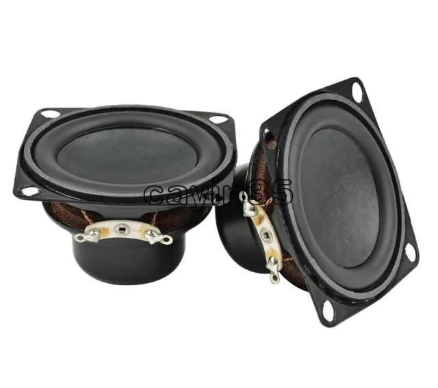 2Pcs 10W 4Ohm Audio Speaker Full Range Speakers Bass Multimedia Loudspeaker 53MM
