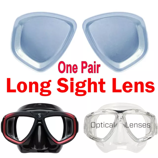 Scubapro Long Sight Lens For ZOOM EVO Mask ( One Pair )