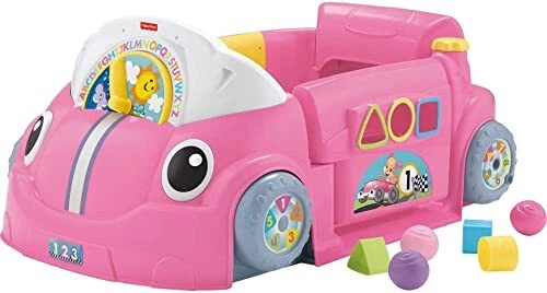 Fisher-Price Laugh & Learn Baby Activity Center Crawl Around Car Interactive ...