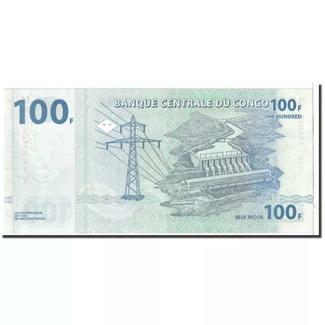 [#120319] Billete, República Democrática del Congo, 100 francos, 2007, 2007-07-31, km: 2