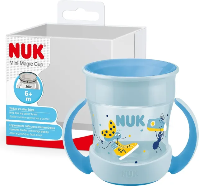 NUK Mini Magic Cup Trinklernbecher auslaufsicherer 360°-Trinkrand ab 6 Monaten 1