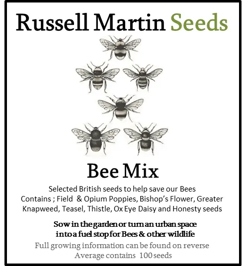 Bee Mix - Bee Friendly Native British Wild Flowers Seeds