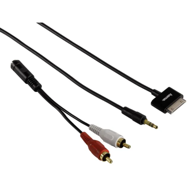 Hama Audio-Adapter Kabel AUX IN 3,5mm Klinke für Apple iPod iPhone Auto-Radio