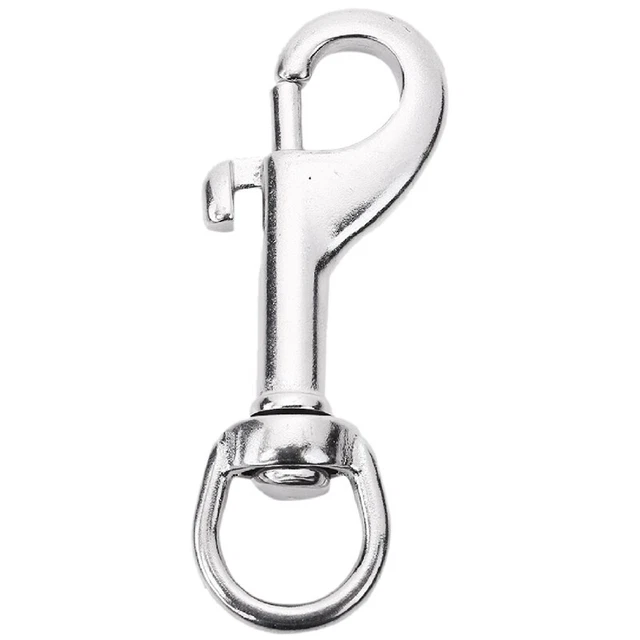 5Pcs Stainless Steel 70Mm Scuba Diving Clips, Swivel Eye Snap Hook Dive Sin Z2P5