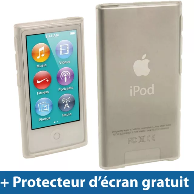 Clair Étui Housse Case TPU pour Nouveau Apple iPod Nano 7ème Génération 7G 16GB