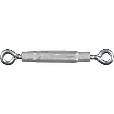 Turnbuckle, Eye & Eye, Zinc, 3/8 x 10-1/2-In. -N221-762