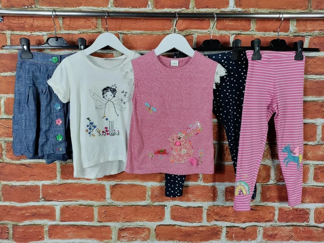 Girls Bundle Age 3-4 Years Next M&S Unicorn Rabbit Tops Skirt Leggings Set 104Cm