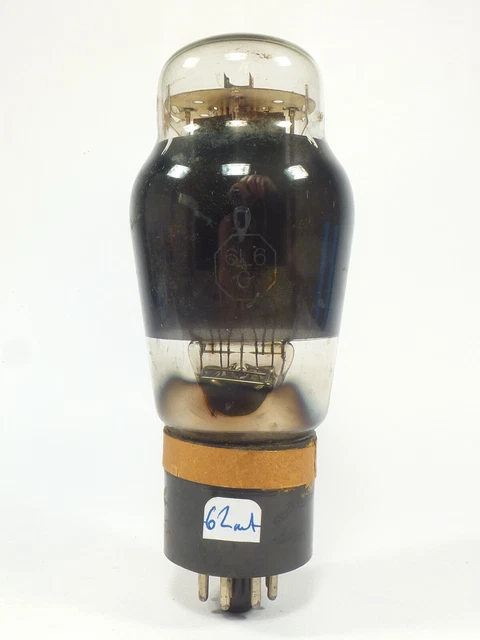 Tube Vintage 6L6G, Verre Fumé – NOS Testé, Pour Amplis Et Matos Rétro
