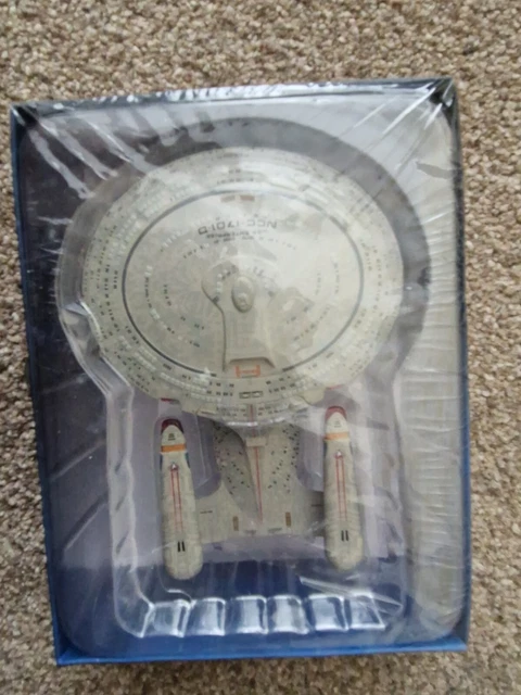 STAR TREK USS Enterprise NCC-1701-D Eaglemoss model The Next Generation ...