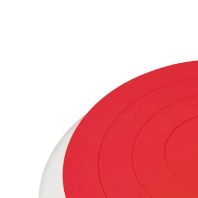 Alfombra LP de silicona premium para tocadiscos de gramófono diseño de etiqueta media hundida