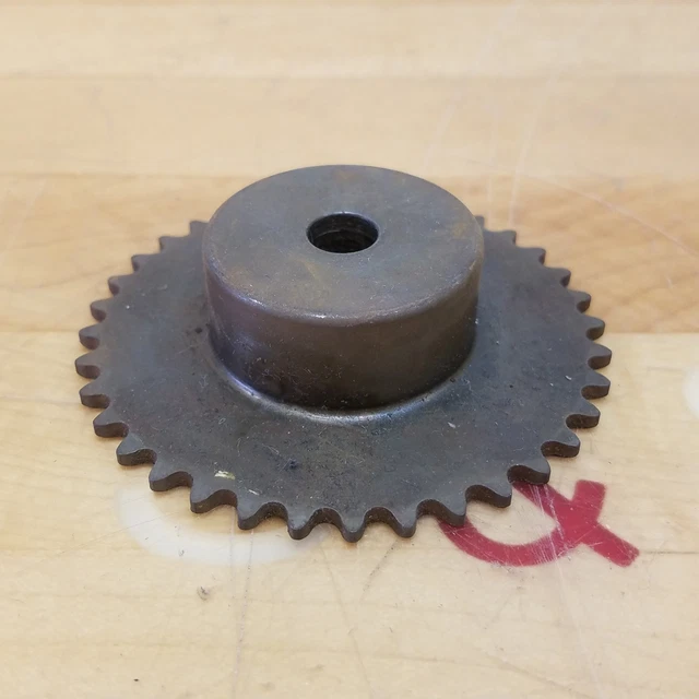 Pignon à Roulettes 16 Dents, Pas 3/8, Alésage 20mm - Pour Transmission Par Chaîne Ou Convoyeur