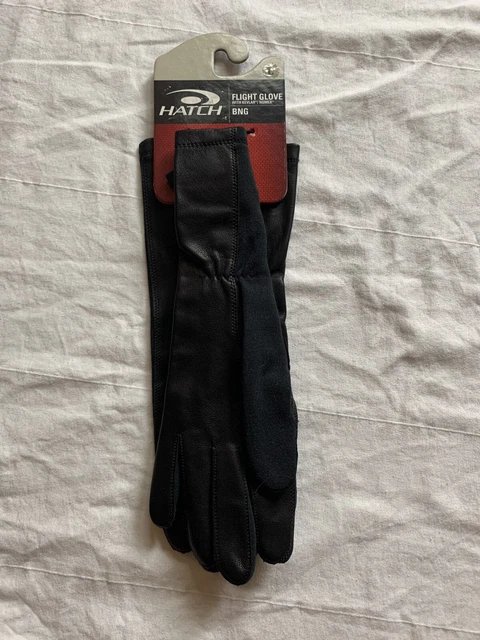 HATCH BNG Tactical Flight Gloves with Kevlar/Nomex - Black New With Tags