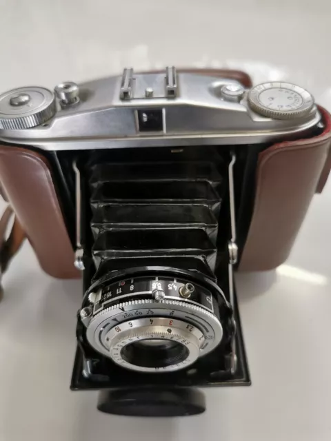 Agfa Isolette 2 Kamera Agnar 1:4,5 / 85 Vario Klappkamera mit original Tasche