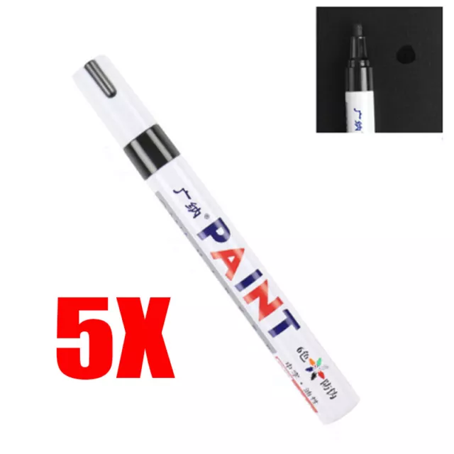 BLACK PAINT PEN 0.7mm Extra Fine Point Paint Marker Non-toxic Waterproof  Mark α8 $2.49 - PicClick AU