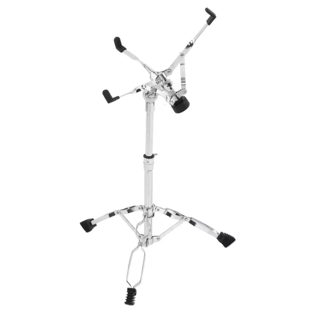 Cymbal Stand Double Layer Adjustable Height Folding Iron Silver Drum Stand VIS