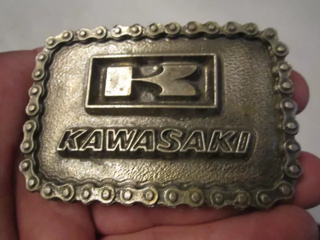 1975 Kawasaki Motorcycle Belt Buckle - Limited Edition - Gw-15