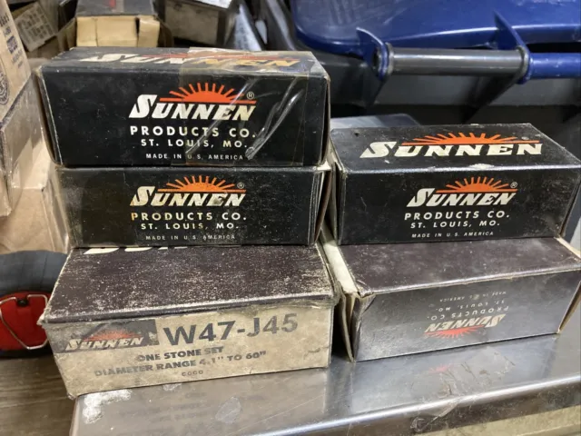 5 Sunnen W47-J45 Portable Cylinder Hone Stone Set