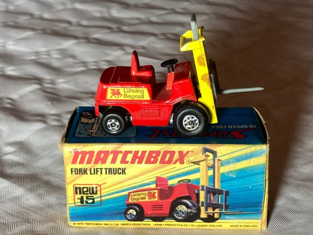 MATCHBOX SUPERFAST FORK lift truck Lesney Chariot elevateur Fenwick etat neuf EUR 28 50 PicClick FR