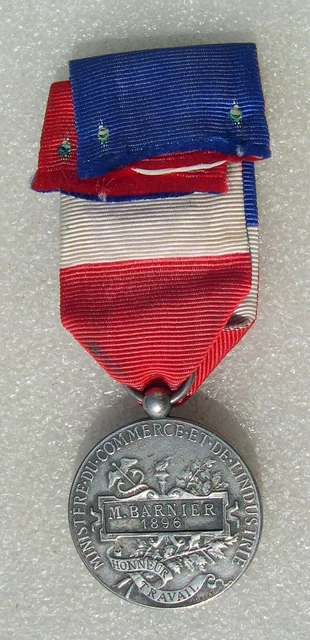 France Médaille d'honneur du travail Medal 1952 Excellent Quality
