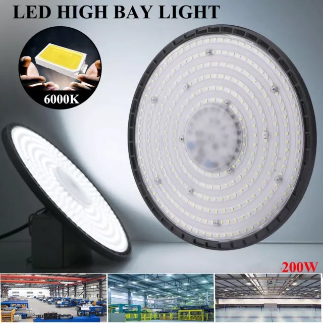 UFO LED High Bay Light Commercial Warehouse Workshop Factory Garage Lamps