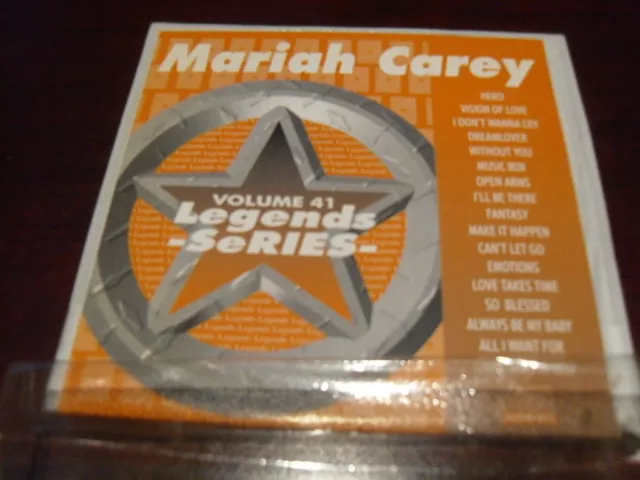 LEGENDS KARAOKE CD+G VOL 041 MARIAH CAREY,ALWAYS BE MY BABY,HERO Free Shipping