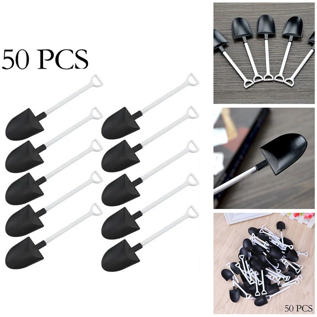 Vajilla Pala Cuchara 12*3 Cm 50 Piezas Necesidades Artesanales Para Helado Pastel Mini