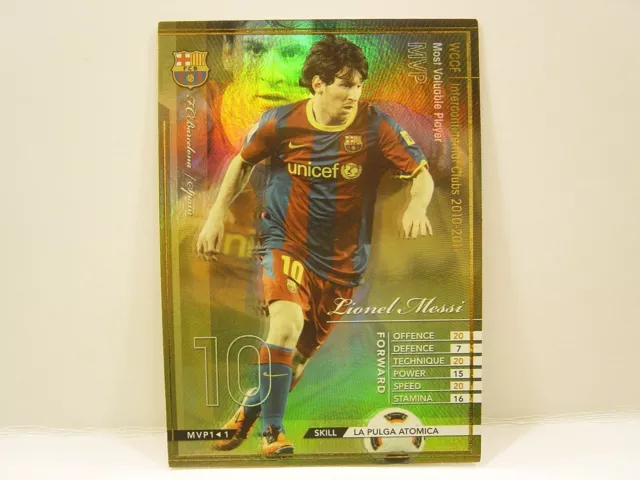 Panini WCCF 2010-11 MVP Lionel Messi No.10 FC Barcelona España FIFA Balón de Oro