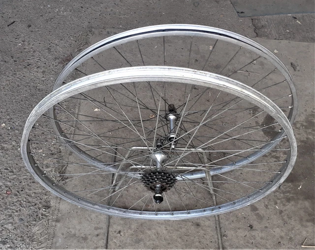 Paire De Roues Rigida 28 Pouces – Vélo Course, 32 Rayons, Cassette 9v, Alu