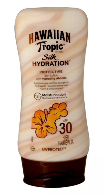 HAWAIIAN TROPIC Silk Hydration Sunlotion LSF 30 (180 ml) NEU&OVP