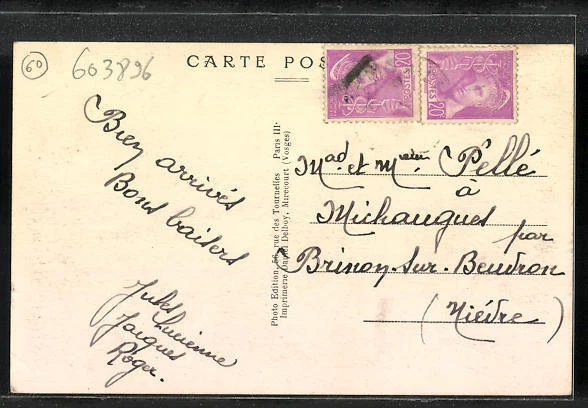 CPA Mouy, Rue de Clermont 2