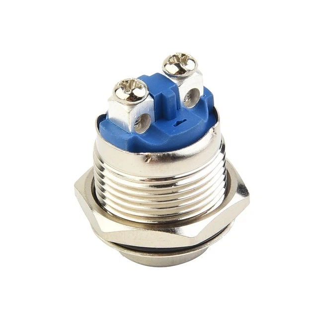 Support Interrupteur Bouton étanche 16 Mm Pour Moto - Acier Inoxydable, Installation Facile - 2