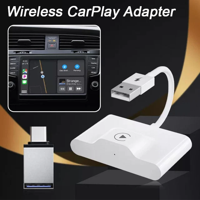 1pcs Wireless Adapter Box For IPhone Intelligent AI BOX Car Adapter B2C8
