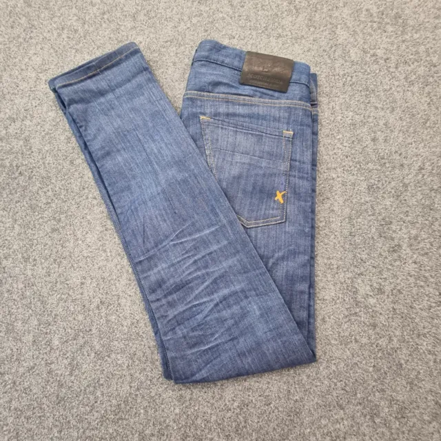 Scotch & Soda Jeans Mens 31 blue denim straight slim fit PHAIDON stretch size 31