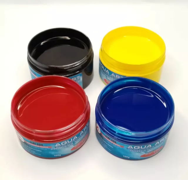 Screen printing Ink Halftone CMYK Process Colour SET - Paper & Board  - Aqua Art