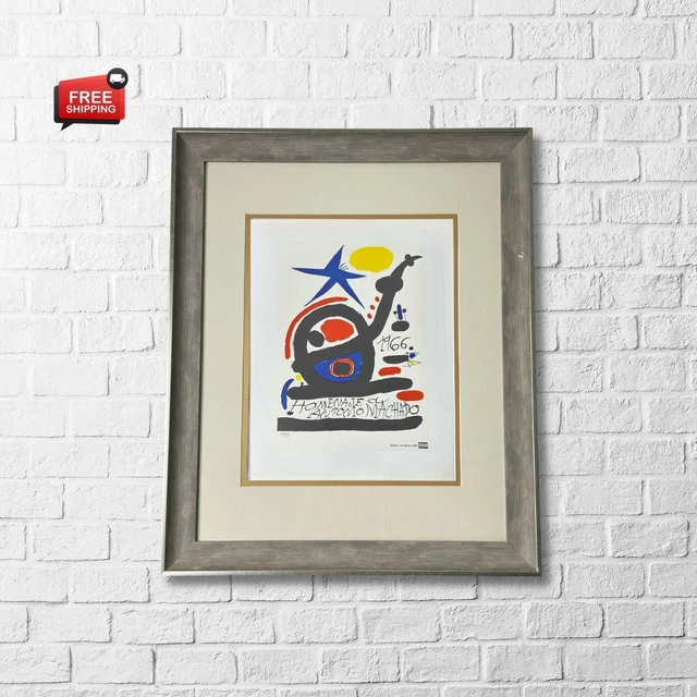 Joan Miro "HOMENAJE A ANTONIO" Exhibition Offset Lithography - Exhibition Poster