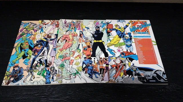 1987 Dc Comics Who's Who Assorted Lot Of 5 Mixed Grade Batman Shazam Superman
