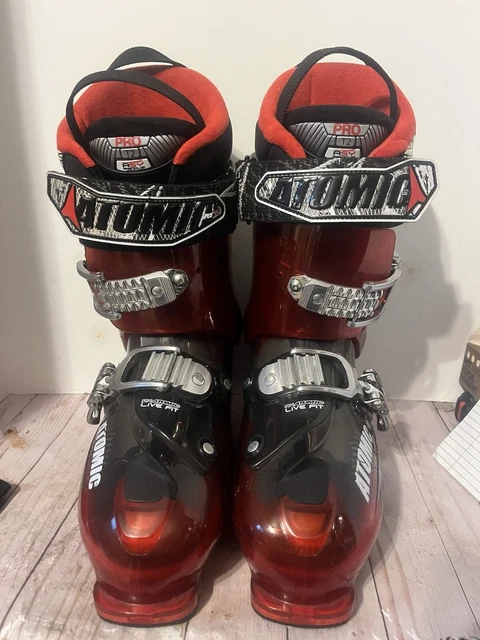 ATOMIC RACE CARBON Skate Boots UK 8.5 / US 9 White Red  display picture 1