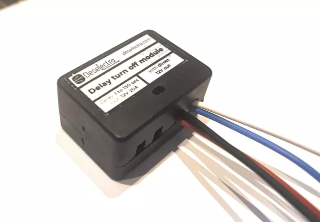 EASY TO USE CAR TIMER SWITCH RELAY 1-150 SEC Delay OFF 12V 20A DIRECT 12V OUT